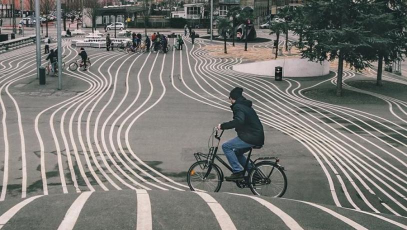 Det Sorte Marked i Superkilen i Nørrebro, København