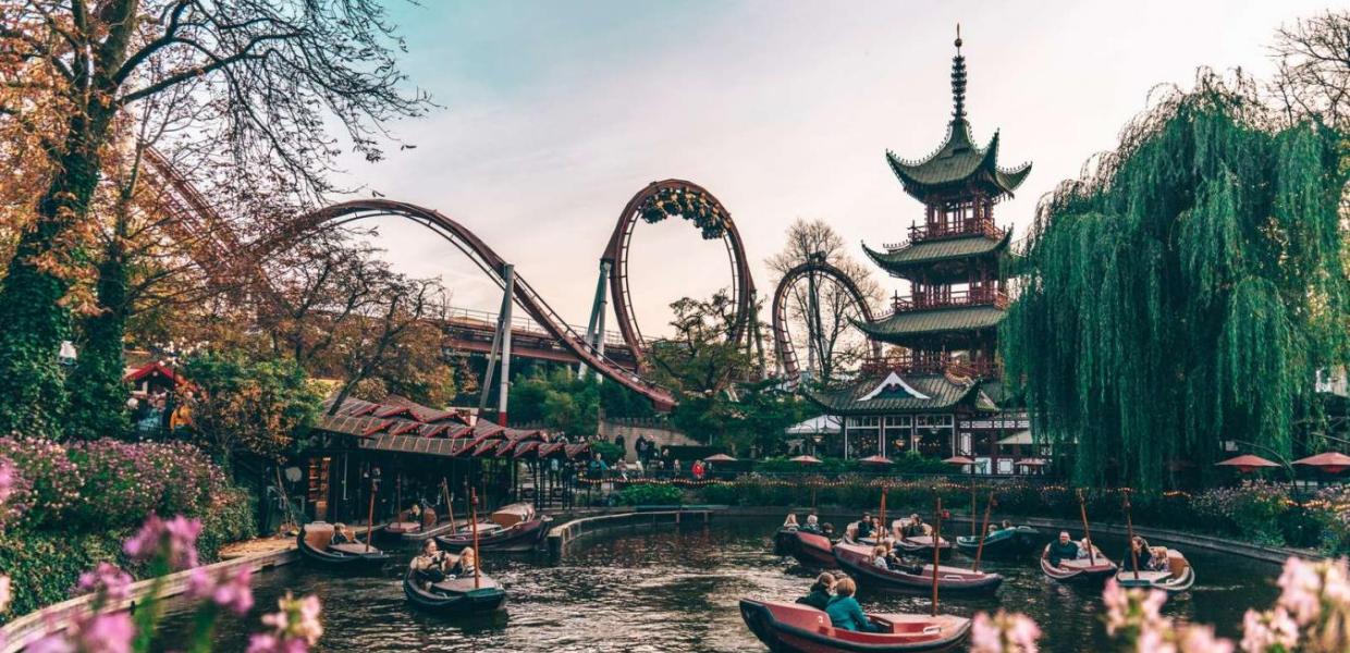 Tivoli Gardens in Copenhagen