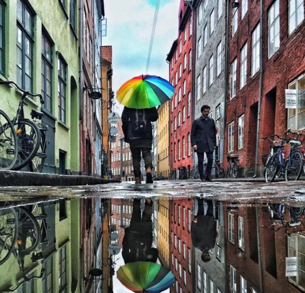 Rainy day in Copenhagen