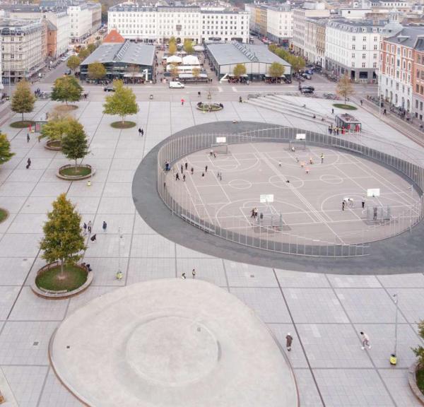 Israel's Square in the heart of Copenhagen