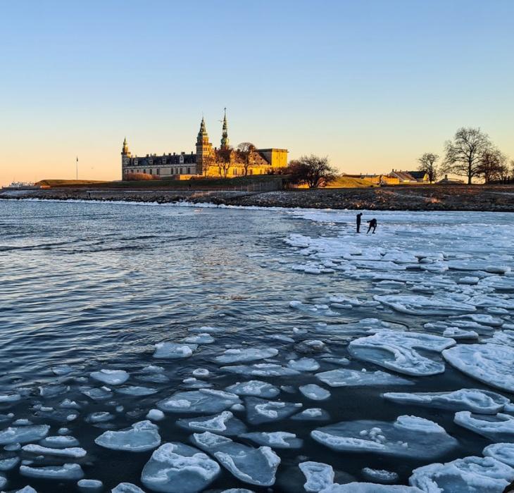 Kronborg om vinteren